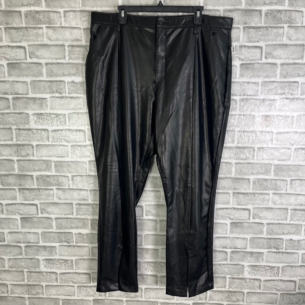 Abercrombie & Fitch Skinny Ultra High Rise Faux Leather Curve Love Pants 36 / 22
